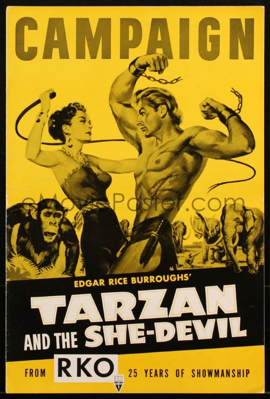 Emovieposter Com T Tarzan The She Devil Pressbook Sexy Joyce Mackenzie Whips At