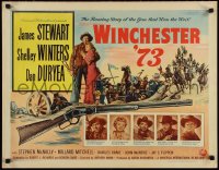 1w0754 WINCHESTER '73 1/2sh R1958 James Stewart, Shelley Winters, Anthony Mann revenge classic!