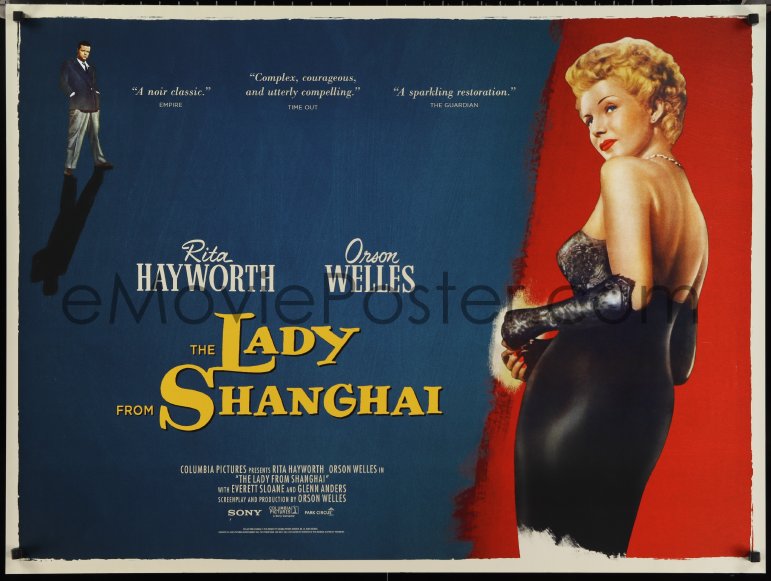 eMoviePoster.com: 1w0408 LADY FROM SHANGHAI British quad R2014 sexy ...