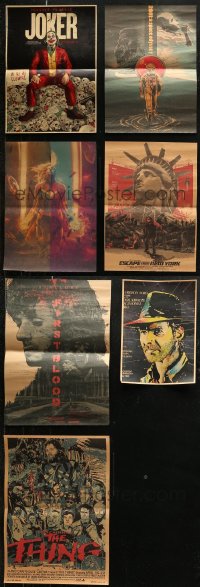 1x0478 LOT OF 7 UNFOLDED AND FOLDED EGYPTIAN POSTERS R2010s great images and artwork!