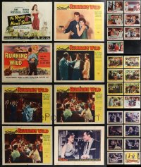 1x0345 LOT OF 31 BAD GIRL/JUVENILE DELINQUENT LOBBY CARDS 1950s-1960s incomplete sets!