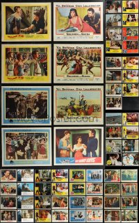 1x0320 LOT OF 71 LOBBY CARDS 1950s-1970s incomplete sets from a variety of different movies!