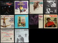 1x0498 LOT OF 10 33 1/3 RPM RECORDS 1970s-1980s soundtrack music from a variety of different movies!