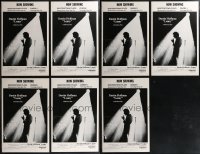 1x0196 LOT OF 7 UNFOLDED LENNY WINDOW CARDS 1974 Dustin Hoffman as comedian Lenny Bruce!