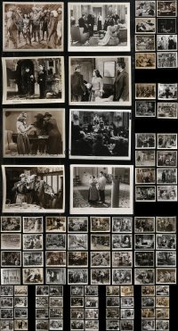 1x0607 LOT OF 100 8X10 STILLS 1940s-1950s great scenes from a variety of different movies!