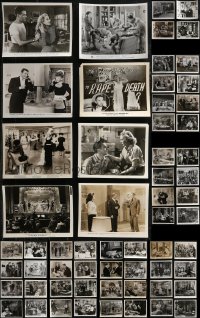 1x0604 LOT OF 108 8X10 STILLS 1940s-1950s great scenes from a variety of different movies!