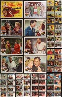 1x0314 LOT OF 79 LOBBY CARDS 1940s-1950s complete sets from a variety of different movies!