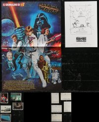 1x0540 LOT OF 7 MISCELLANEOUS STAR WARS ITEMS 1970s-2020s a variety of cool images & more!