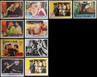 1x0377 LOT OF 10 BAD GIRL LOBBY CARDS 1940s-1960s great scenes from several different movies!