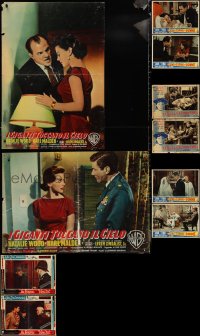 1x0930 LOT OF 10 FORMERLY FOLDED 19X27 ITALIAN PHOTOBUSTAS 1950s-1960s cool movie images!