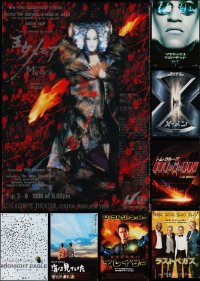 1x0956 LOT OF 10 UNFOLDED JAPANESE B1 POSTERS 1980s-2000s a variety of cool movie images!