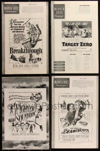 1x0104 LOT OF 7 1950S WARNER BROS MELODRAMA PRESSBOOKS 1950s advertising for a variety of movies!