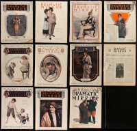 1x0428 LOT OF 11 DRAMATIC MIRROR MAGAZINES 1910s great images & articles from over a century ago!