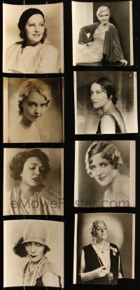 1x0702 LOT OF 8 1920S & EARLY 1930S 8X10 STILLS 1920s-1930s great portraits of female stars!