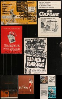 1x0089 LOT OF 10 PRESSBOOKS 1940s-1950s advertising for a variety of different movies!