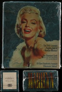 1x0757 LOT OF 1 SEALED BOX SET OF 10 MARILYN MONROE TRADING CARDS 1993 never opened!