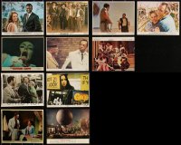 1x0693 LOT OF 11 COLOR 8X10 STILLS & MINI LOBBY CARDS 1950s-1970s scenes from a variety of movies!