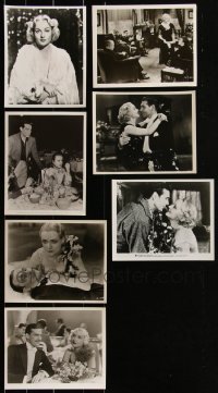 1x0793 LOT OF 7 CAROLE LOMBARD REPRO PHOTOS 1980s great images of the beautiful leading lady!