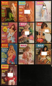 1x0402 LOT OF 10 MODERN MAN DELUXE YEARBOOK OF QUEENS MAGAZINES 1950s sexy images with nudity!