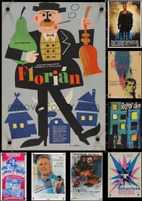 1x0200 LOT OF 10 FOLDED NON-US POSTERS 1960s-1990s a variety of cool movie images!