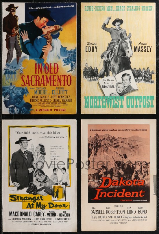 eMoviePoster.com: 1x0068 LOT OF 20 REPUBLIC PICTURES PRESSBOOKS 1940s ...