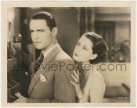 1y1876 DIVORCEE 8x10 still 1930 Oscar winner Norma Shearer tries to calm angry Chester Morris!