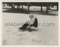 1y1889 ESTHER RALSTON 8x10 key book still 1929 the leading lady on sled by Lake Tahoe from Betrayal!