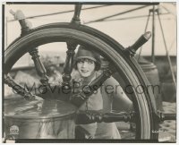 1y1893 FEET OF CLAY 8x10 still 1924 Vera Reynolds at ship's wheel, directed by Cecil B. DeMille!