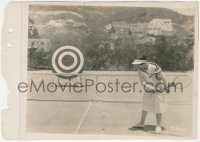 1y1896 FLORENCE VIDOR 8x10 key book still 1920s practicing tennis by aiming at archery target