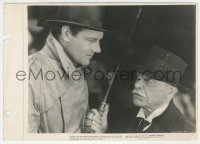 1y1908 FOREIGN CORRESPONDENT 8x11 key book still 1940 c/u of Joel McCrea & Basserman, Hitchcock!