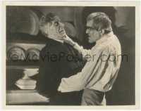 1y1924 GHOUL 8x10 still 1933 crazed Boris Karloff as the monster attacking Ernest Thesiger, rare!