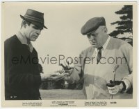 1y1931 GOLDFINGER 8x10 still 1964 Sean Connery as James Bond & Gert Froebe find switched golf ball!