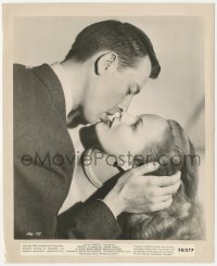 1y1934 GUN CRAZY 8.25x10 still 1950 best close up of John Dall kissing sexy Peggy Cummins!