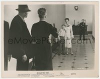 1y1943 INVADERS FROM MARS 8x10 still 1953 Helena Carter & son Jimmy Hunt in police station!