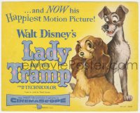 1y1969 LADY & THE TRAMP color 8x10 still 1955 Walt Disney classic canine dog cartoon, great art!