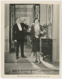 1y1973 LADY LIES 8x10.25 still 1929 man asks worried Claudette Colbert if he's hurt, ultra rare!