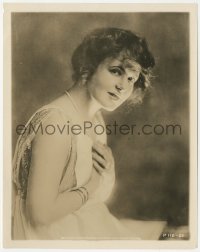 1y1994 MARGUERITE CLARK 8x10 still 1920s beautiful seated portrait clutching her chest at Paramount!