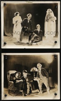 1y1769 MARRIED LIFE 2 8x10 stills 1920 cross-eyed Ben Turpin, 21 year old Phyllis Haver!