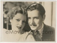 1y1998 MASQUERADER 8x10 key book still 1933 best posed portrait of Ronald Colman & Elissa Landi!