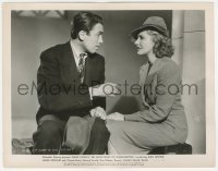 1y2007 MR. SMITH GOES TO WASHINGTON 8x10 still 1939 James Stewart & Jean Arthur seated on luggage!