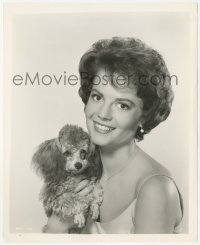 1y2014 NATALIE WOOD 8.25x10 still 1950s head & shoulders portrait with her adorable poodle dog!