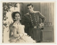 1y2029 ONLY THE BRAVE 8x10.25 still 1930 Gary Cooper staring at Mary Brian, who isn't looking!