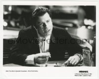 1y2045 PULP FICTION 8x10 still 1994 best c/u of John Travolta as Vincent Vega, Quentin Tarantino!