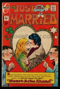 1y0406 JUST MARRIED #93 comic book March 1973 Should a Jewish Boy and an Irish Girl Fall in Love!