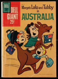 1y0407 LITTLE LULU Dell Giant #42 comic book April 1961 Marge's Little Lulu and Tubby in Australia!