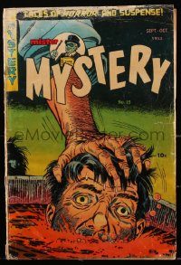 1y0411 MISTER MYSTERY #13 comic book 1953 pre-code horror, cooking cover art by Bernard Baily!