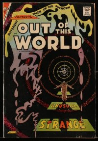 1y0418 OUT OF THIS WORLD #6 comic book November 1957 cover & stories by Steve Ditko, Charlton!