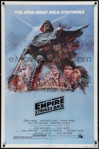 1y0677 EMPIRE STRIKES BACK style B NSS style 1sh 1980 George Lucas classic, art by Tom Jung!