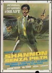 1y0189 EMBASSY Italian 1p 1972 English Richard Roundtree, Chuck Connors, cool different art!