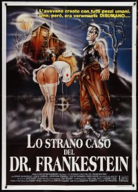 1y0193 FRANKENSTEIN GENERAL HOSPITAL Italian 1p 1989 patients are dying to get in, wacky art!